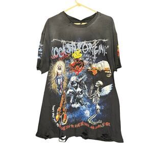 SZ 2X - Men's Rockstar Original Shirt, black graphic - NWT